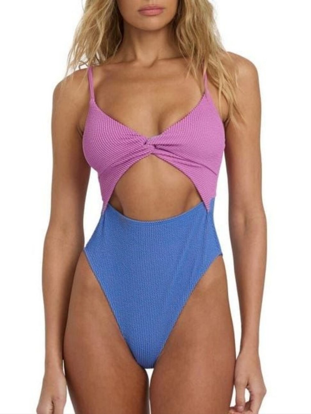 NWT Billabong Summer Hi Mikahi Cutout High‎ Leg One Piece Swimsuit Monokini S